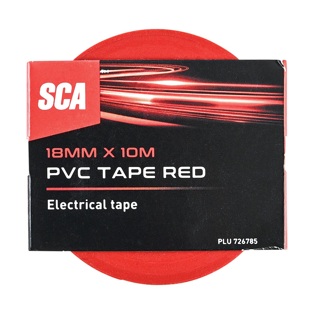 SCA PVC Electrical Tape - 18mm x 10m Red, , scanz_hi-res