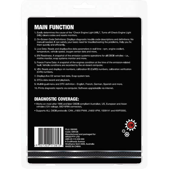 ToolPRO Auto Diagnostic Scanner OBD2 and CAN, , scanz_hi-res