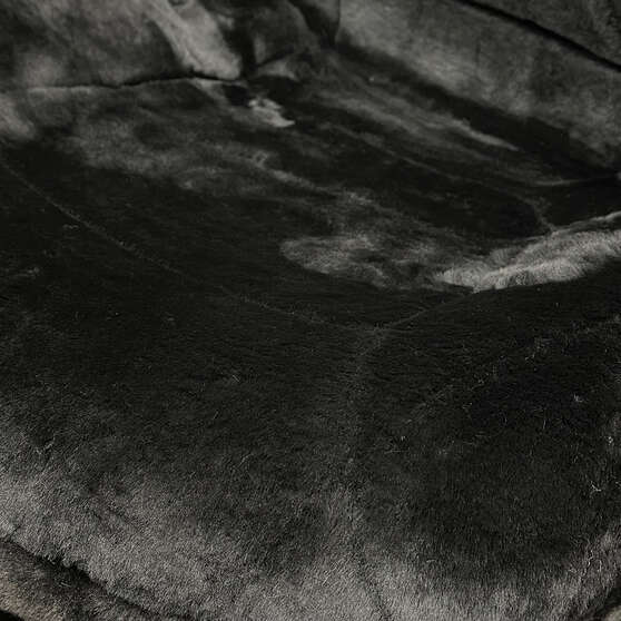 Platinum CLOUDLUX Sheepskin Seat Covers - Black Adjustable Headrests Size 30 Front Pair Airbag Compatible, , scanz_hi-res