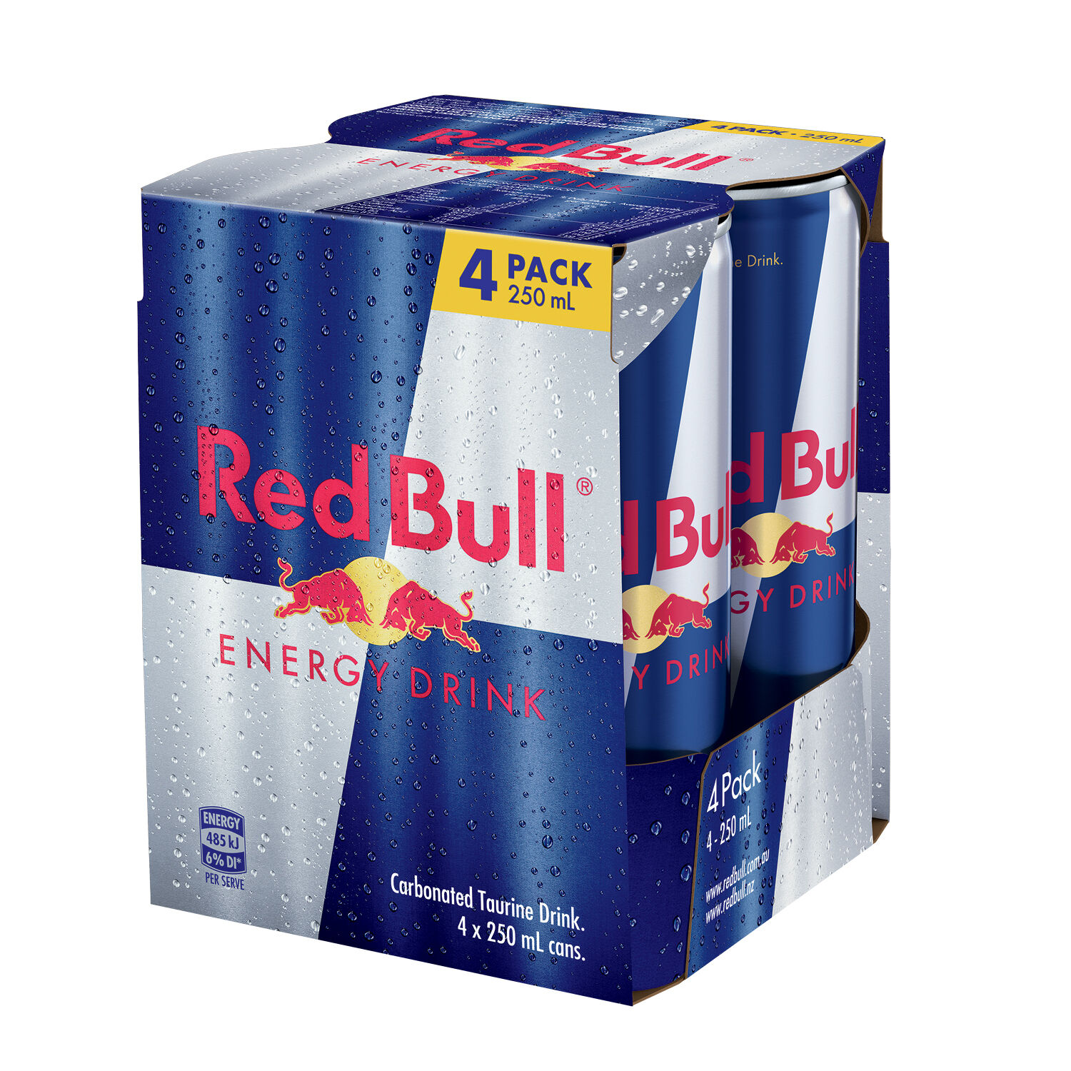 Red Bull Energy Drink 250ml 4 Pack, , scanz_hi-res