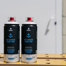 MTN Pro White Anti-Corrosive Enamel Spray Paint 400mL, , scanz_hi-res