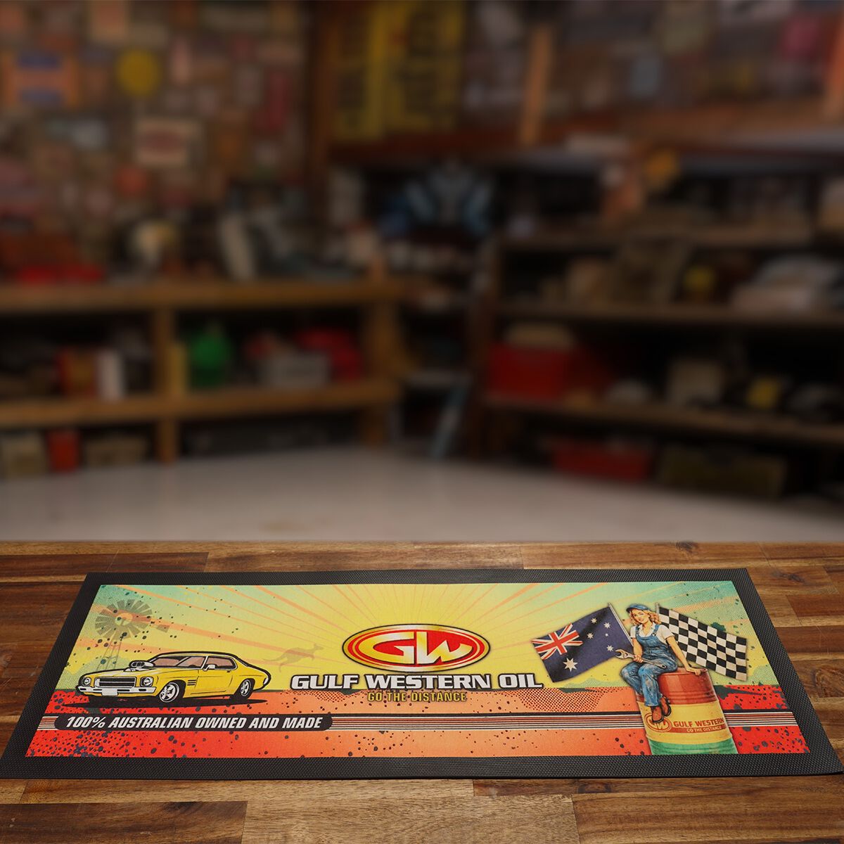 Gulf Western Bar Mat - 700 &times; 250 &times; 1.5mm, , scanz_hi-res