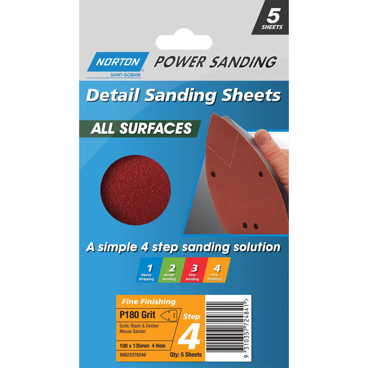 Detail deals sander paper