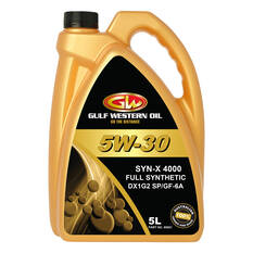 Gulf Western SYN-X 4000 Engine Oil 5W-30 5 Litre, , scanz_hi-res