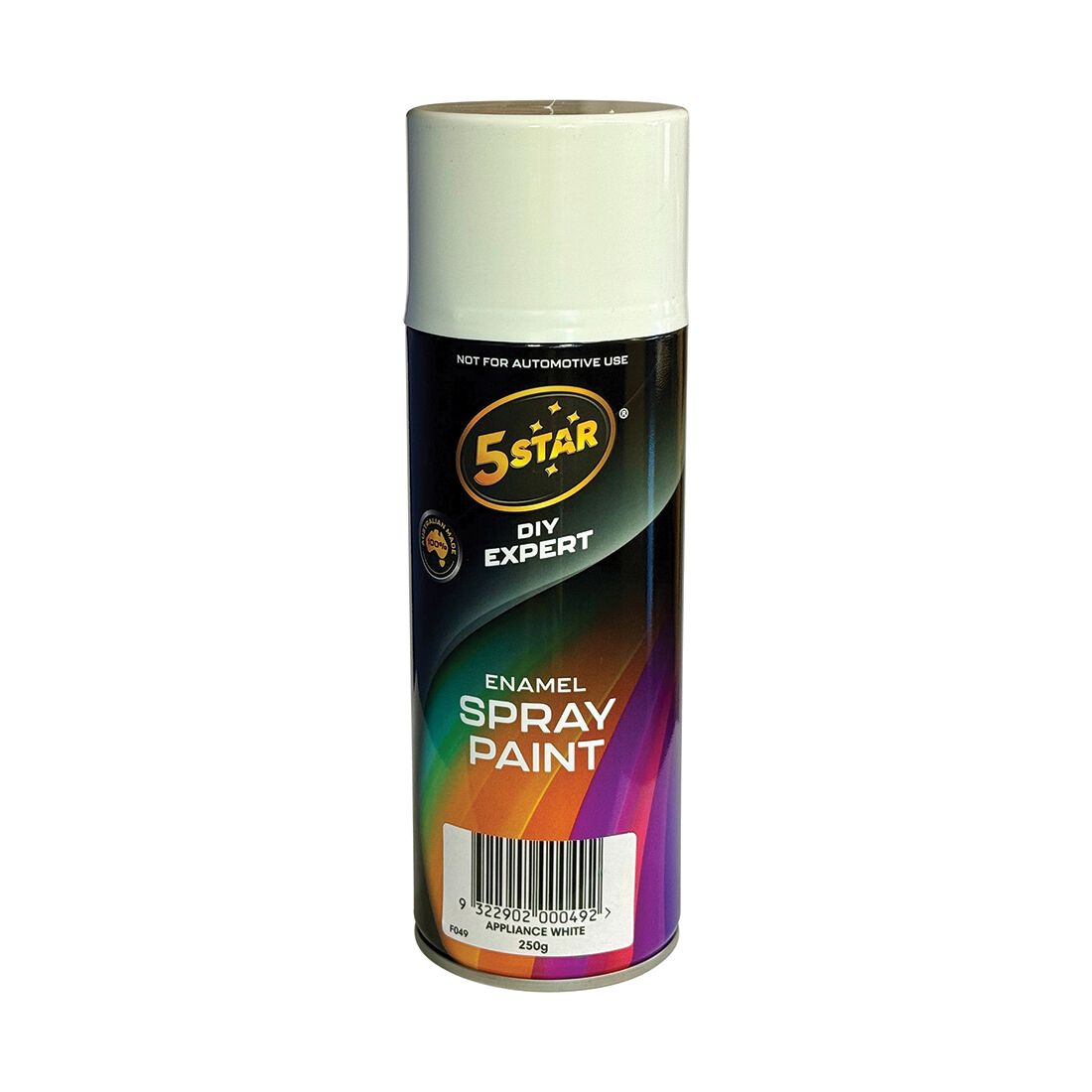 5 Star Enamel Spray Paint Appliance White 250g, , scanz_hi-res
