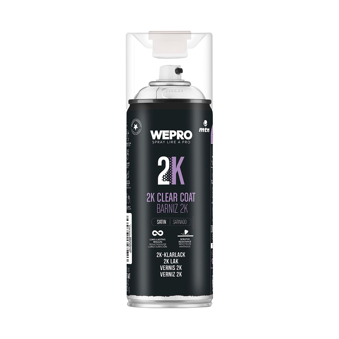MTN WEPRO 2K Clear Coat Satin 400mL, , scanz_hi-res