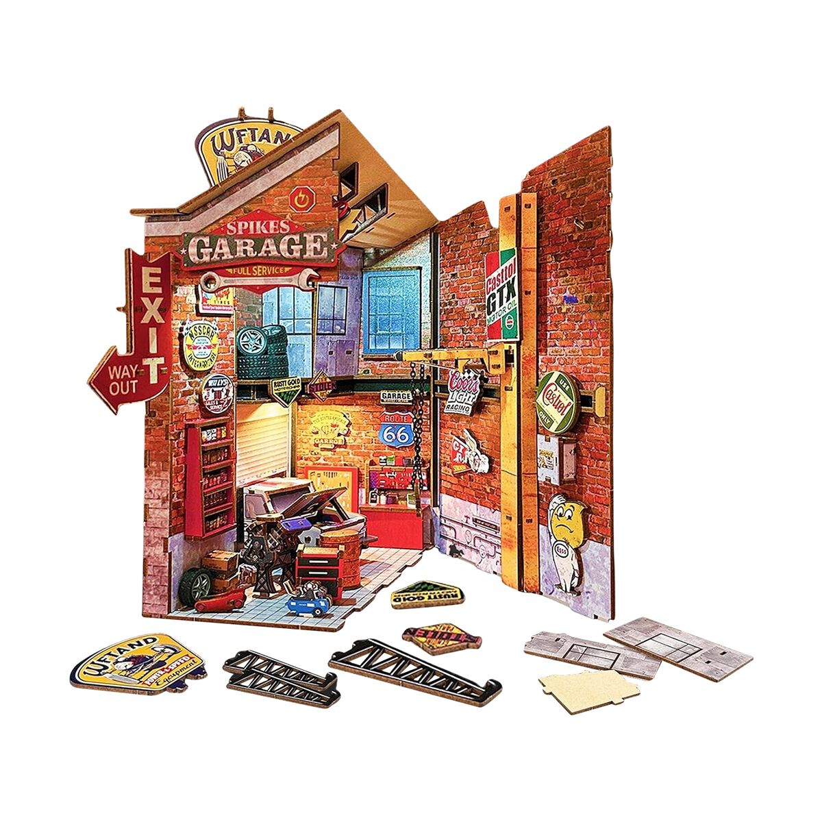 Garage Book Nook Puzzle Kit, , scanz_hi-res