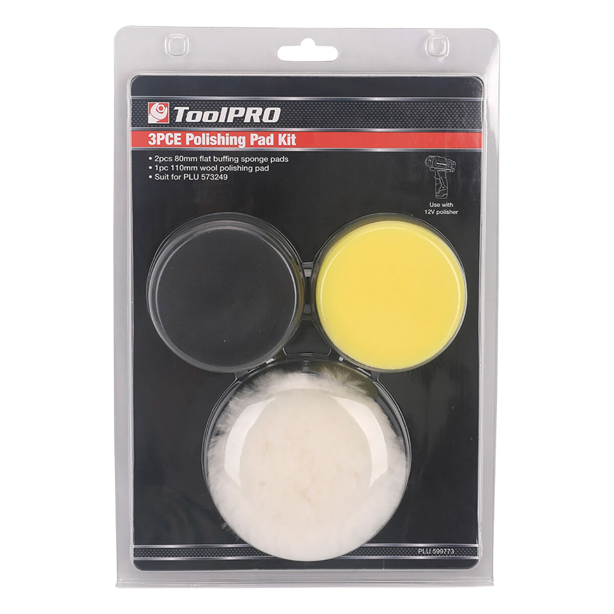 ToolPRO Polishing Pad Kit 80mm 3pc, , scanz_hi-res