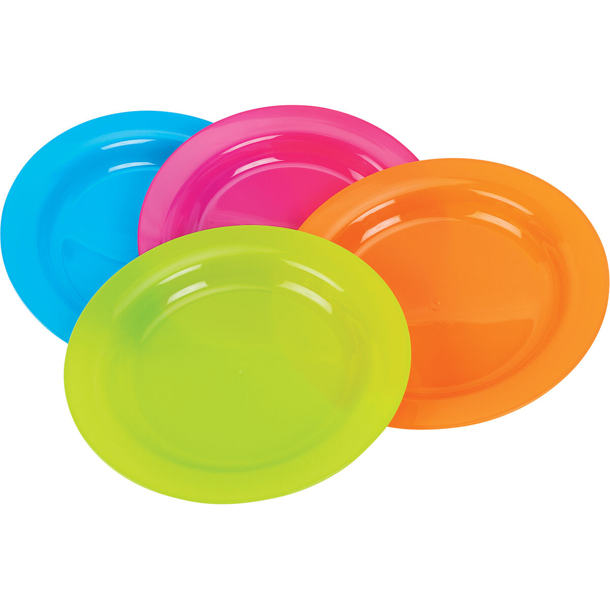 Ridge Ryder Plastic Plate 4pk 24cm, , scanz_hi-res