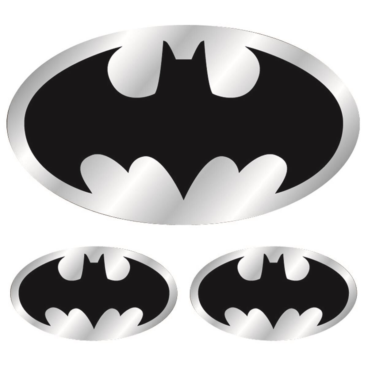 Stickers Batman Logo, Chrome, , scanz_hi-res