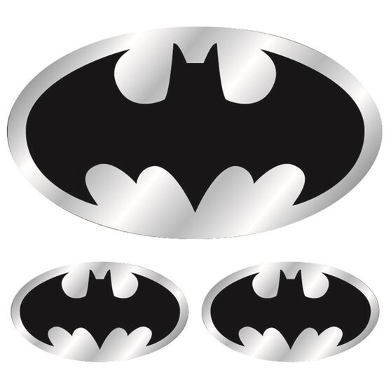 Stickers Batman Logo, Chrome, , scanz_hi-res