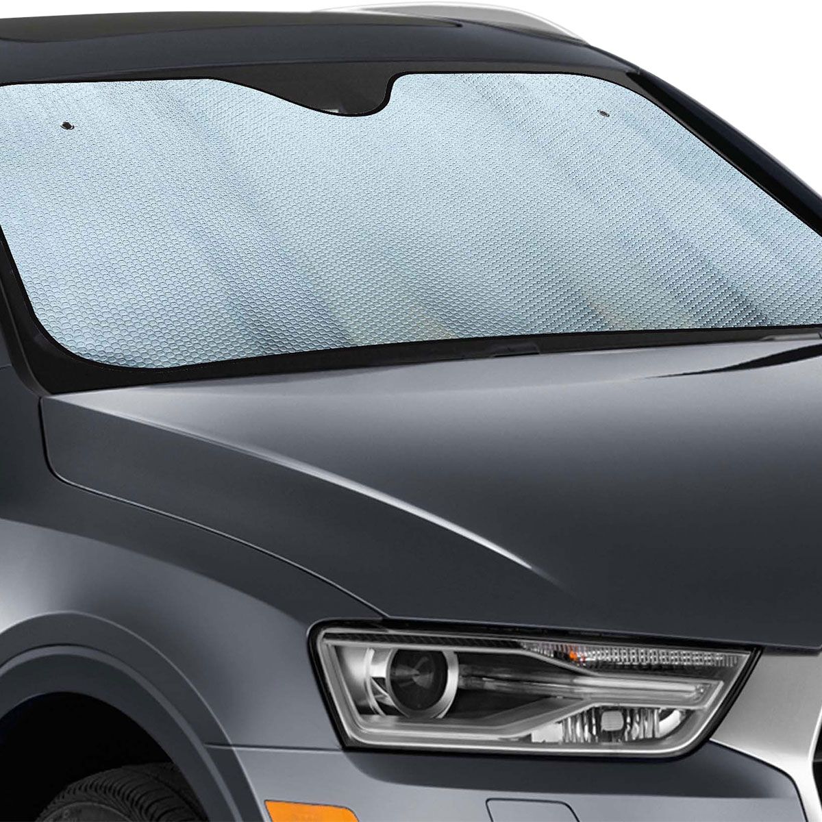 SCA Accordion Bubble Sunshade Silver Front Large, , scanz_hi-res