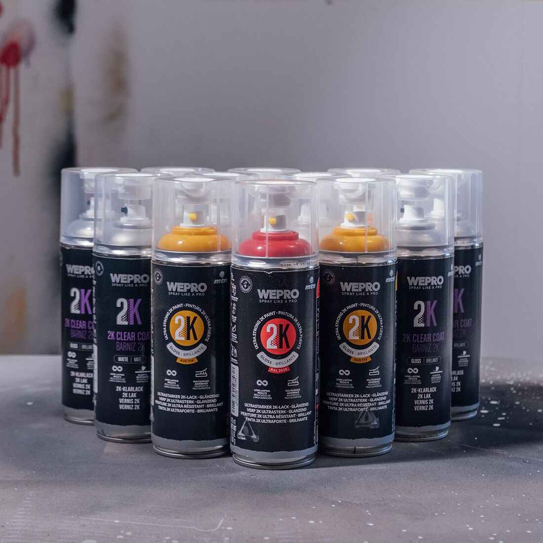 MTN WEPRO 2K Clear Coat Satin 400mL, , scanz_hi-res