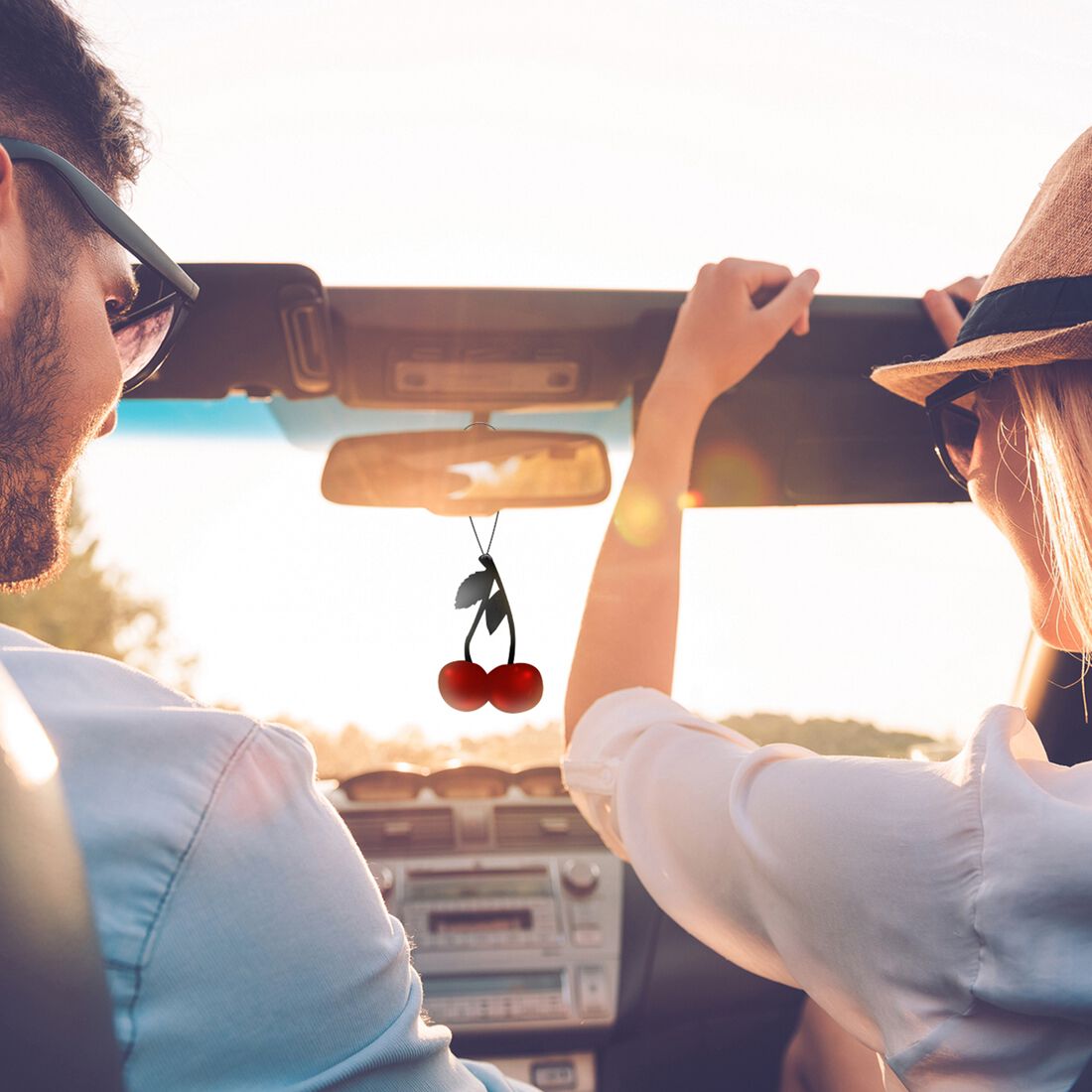 Myne 3D Gel Air Freshener - Sweet Cherry, , scanz_hi-res