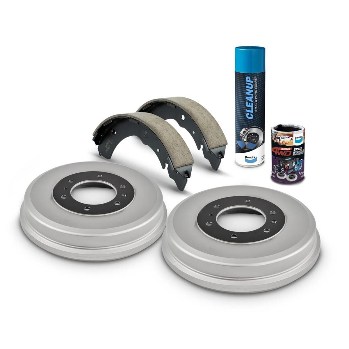 Bendix Ultimate 4WD Drum Brake Upgrade Kit U4WD-DBUK710, , scanz_hi-res