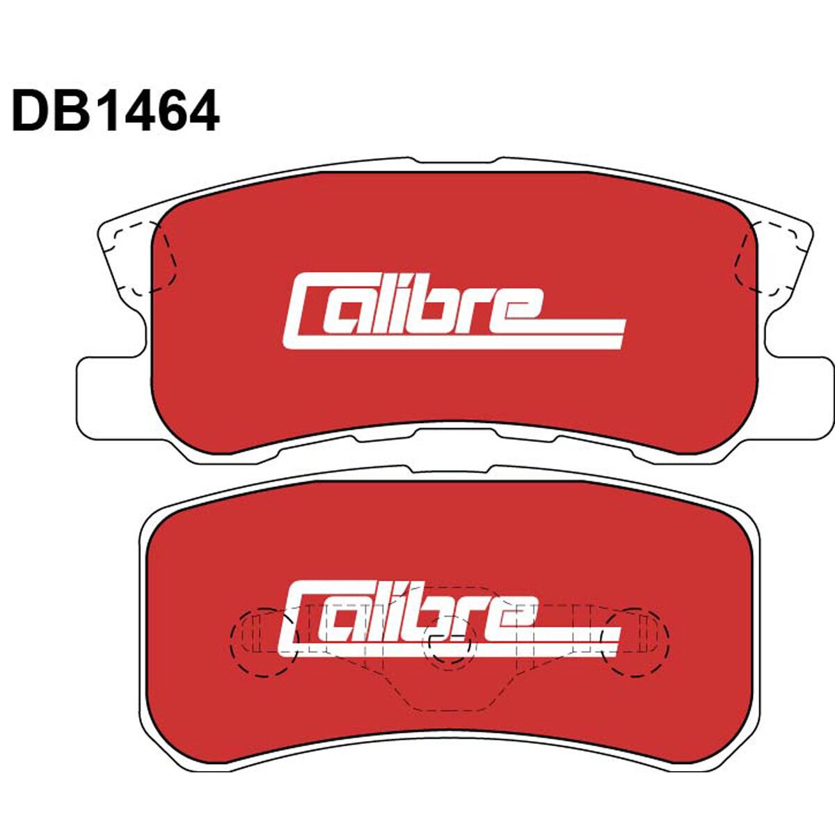 Calibre Disc Brake Pads DB1464CAL, , scanz_hi-res