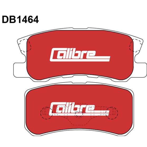 Calibre Disc Brake Pads DB1464CAL, , scanz_hi-res