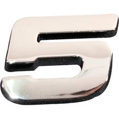 SCA 3D Chrome Badge Number 5, , scanz_hi-res