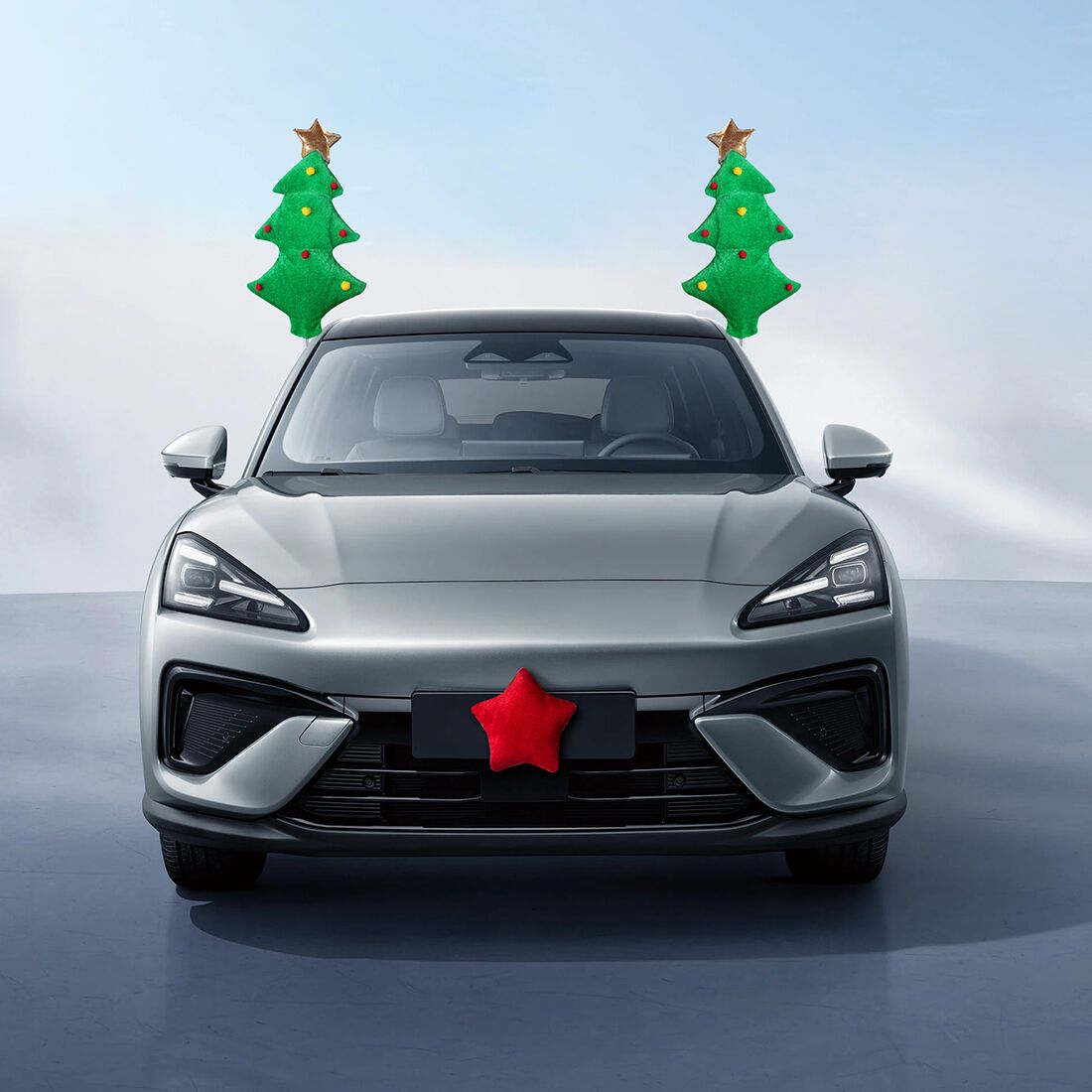 Trees And Star Car Decoration Set, , scanz_hi-res