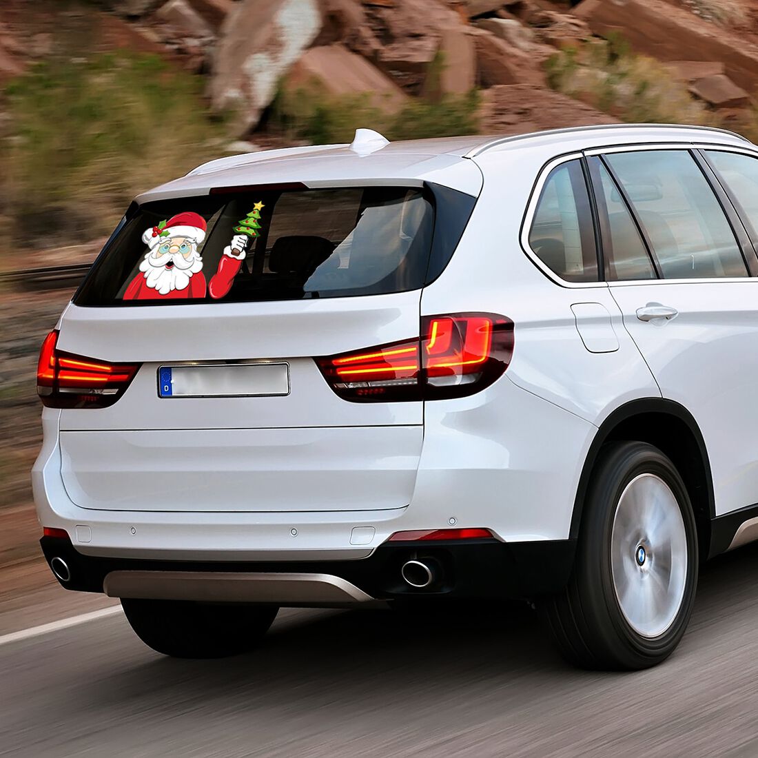 Christmas Rear Windshield Wiper Stickers, , scanz_hi-res