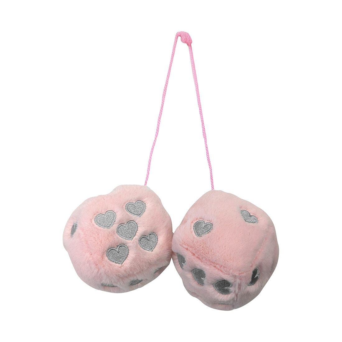 Juicy Couture Fluffy Dice - Pink, , scanz_hi-res