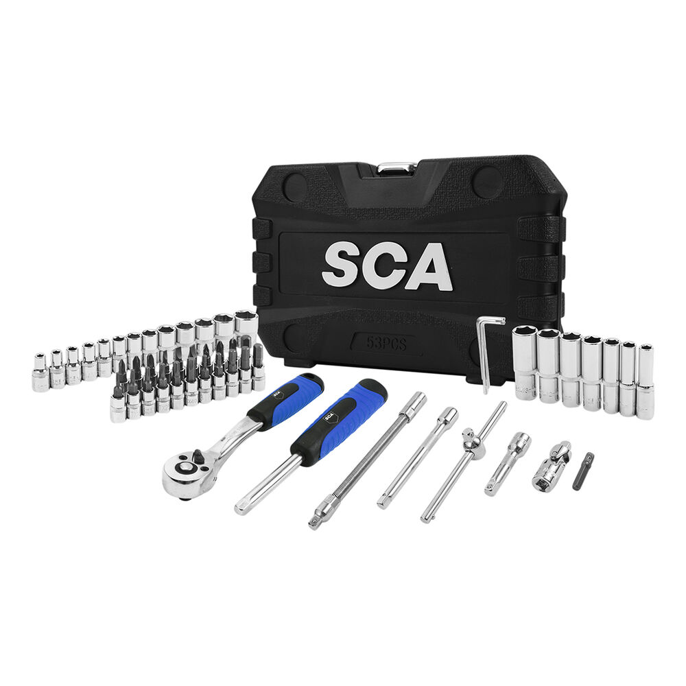 SCA Socket Set 1/4" Drive Metric 53 Piece Supercheap Auto New Zealand