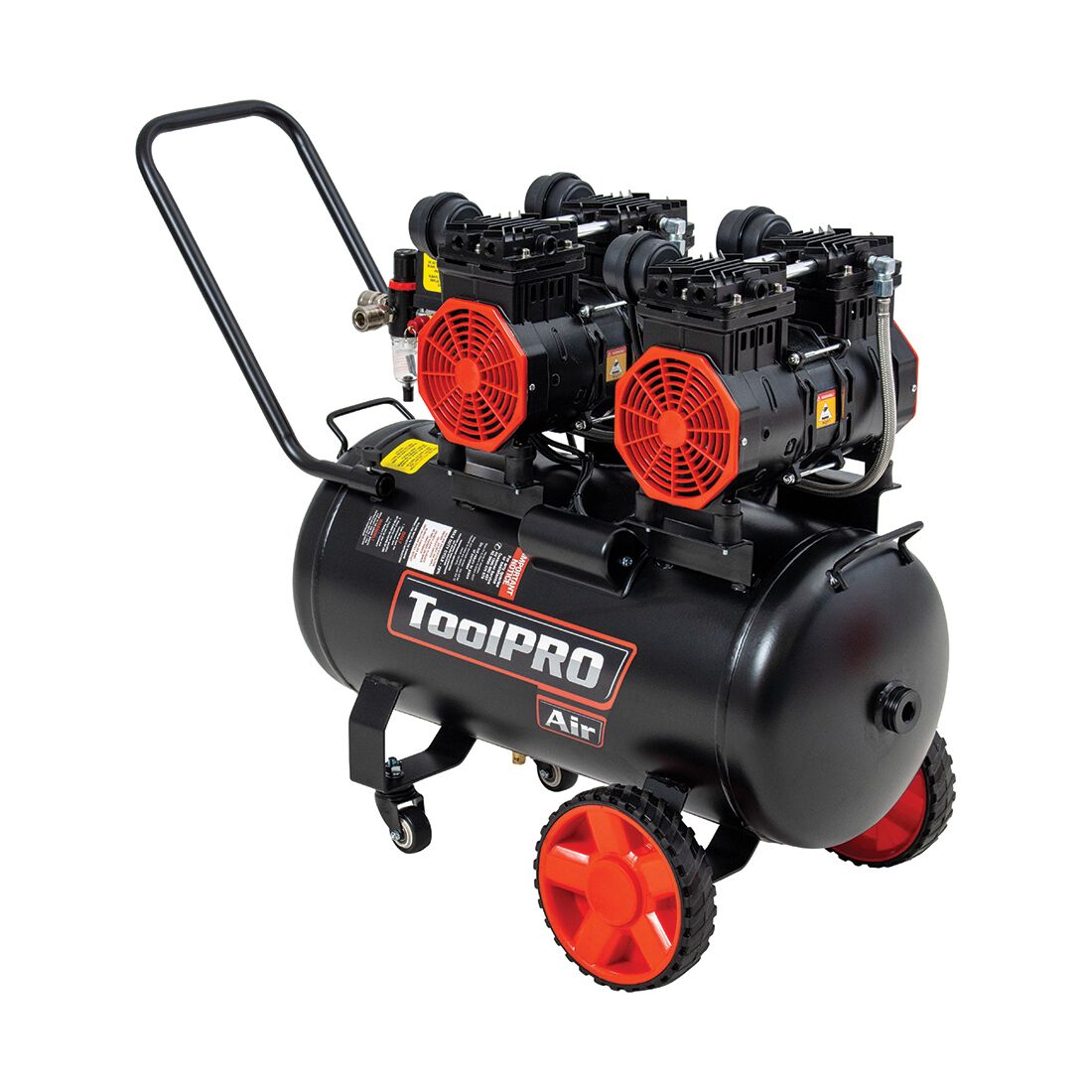 ToolPRO Air Compressor Silenced 2.75HP 50 Litre tank, , scanz_hi-res
