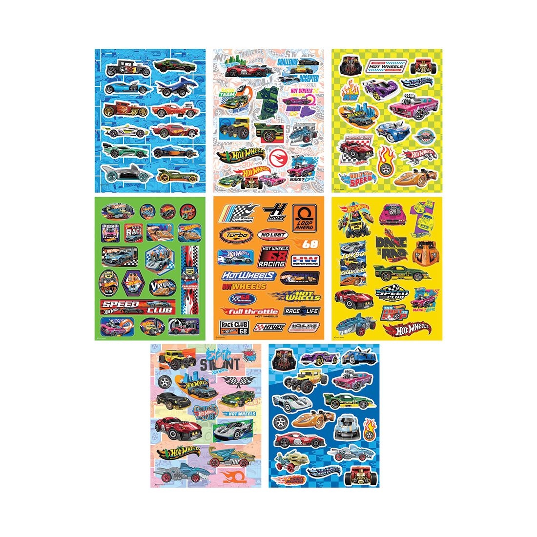 Kaleidoscope Hot Wheels Sticker Bomb, , scanz_hi-res