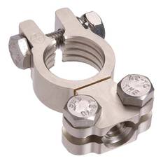 Projecta Battery Terminal Satin Forged Brass Saddle Positive BT811-P1, , scanz_hi-res