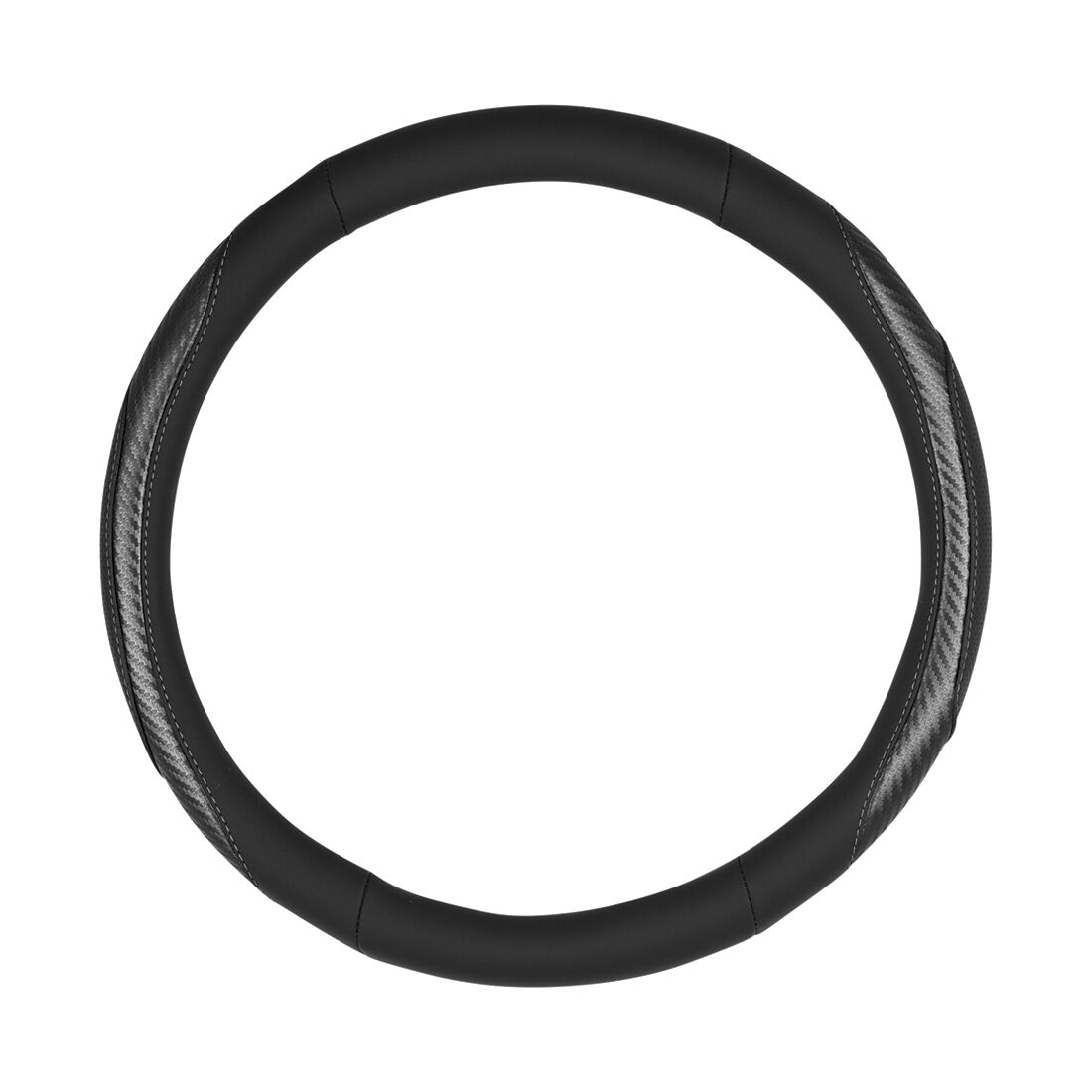 SCA Steering Wheel Cover Sports Leather Look Black, , scanz_hi-res