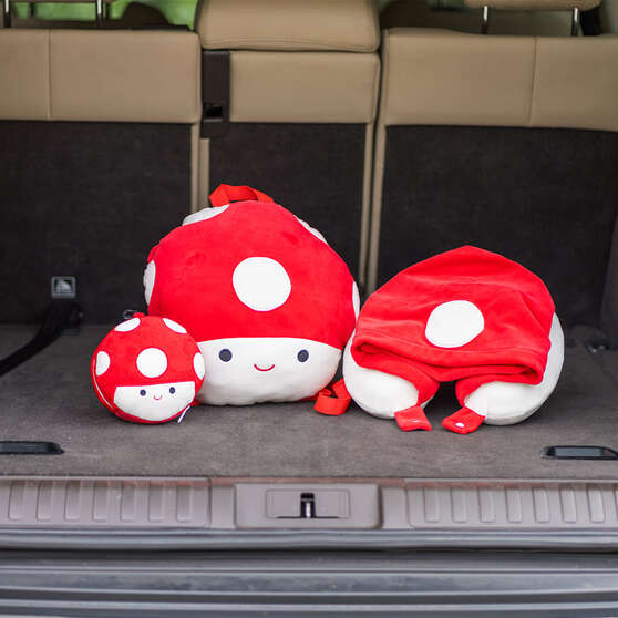 Cabin Crew Kids Toadstool Cushion Blanket Backpack, , scanz_hi-res