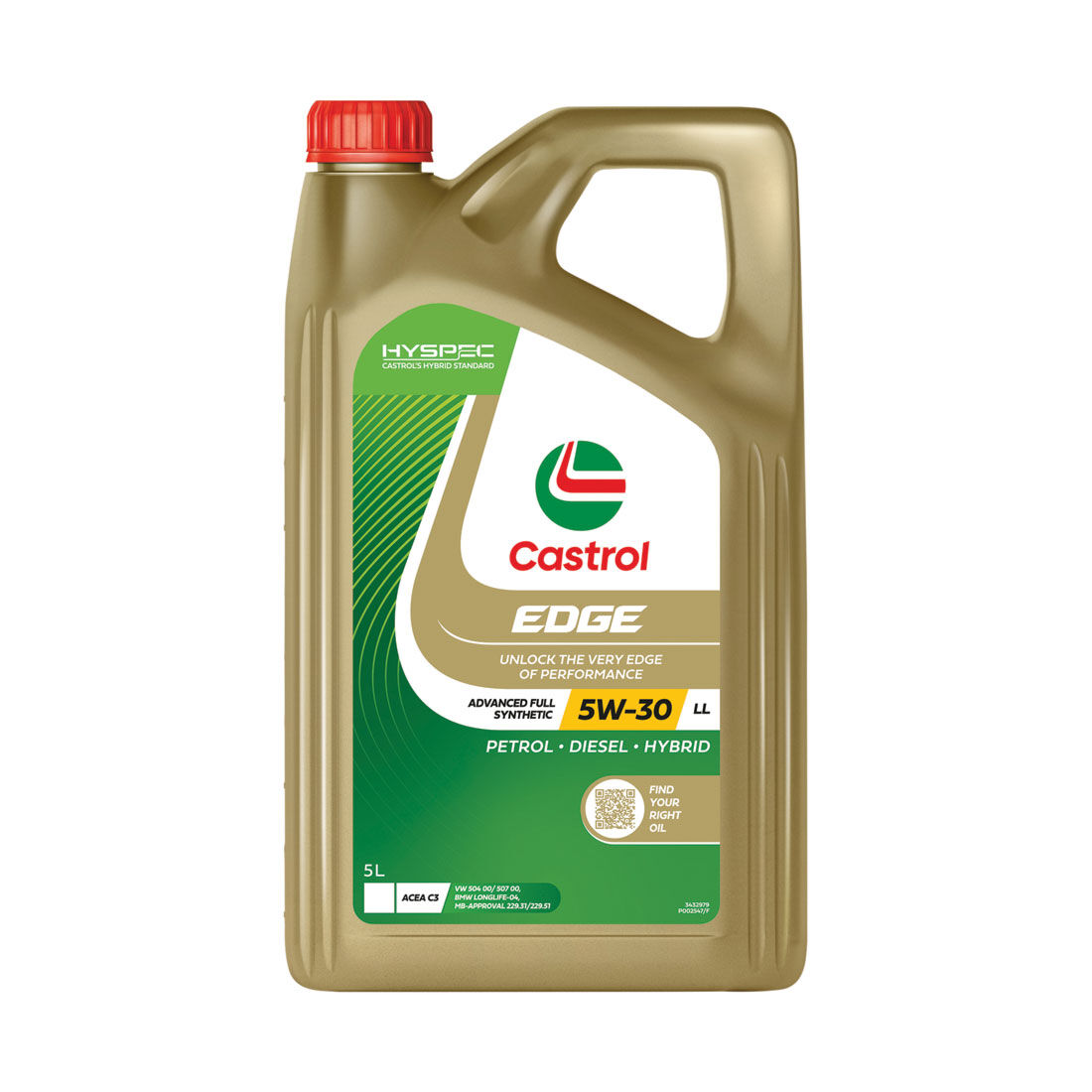 Castrol EDGE Engine Oil - 5W-30, LL 5 Litres, , scanz_hi-res
