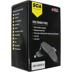 SCA Disc Brake Pads DB1206SCA, , scanz_hi-res