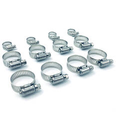 SCA Hose Clamps - Stainless, 13-16mm, 16-27mm & 18-32mm, , scanz_hi-res