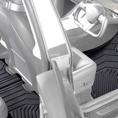 Rubber Floor Mats - Black Front and Rear Tesla Model Y 2019-23, , scanz_hi-res