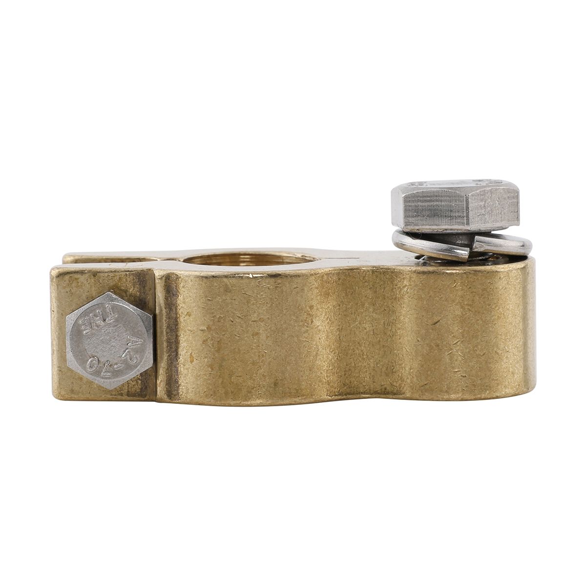 Century Battery Terminal Forged Brass Heavy Duty Bolt Type Negative, , scanz_hi-res