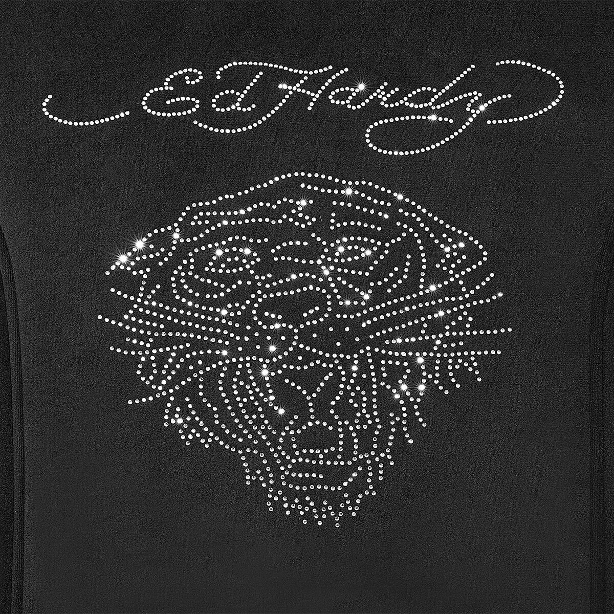 Ed Hardy Tiger Bling Seat Cover - Velvet/Black 30SAB, , scanz_hi-res