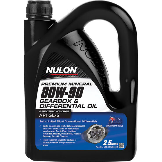 Nulon Gear Oil 80W-90 2.5 Litre, , scanz_hi-res
