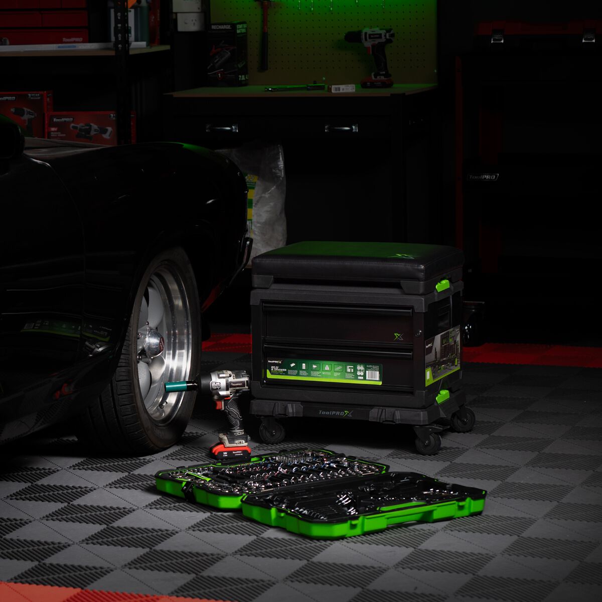 ToolPRO-X Metal Modular Storage System - 2 in 1 Dolly & Mounting Base, , scanz_hi-res