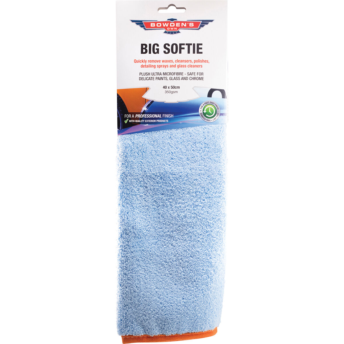 Bowden's Own Big Softie Microfibre Cloth 400 x 500mm, , scanz_hi-res