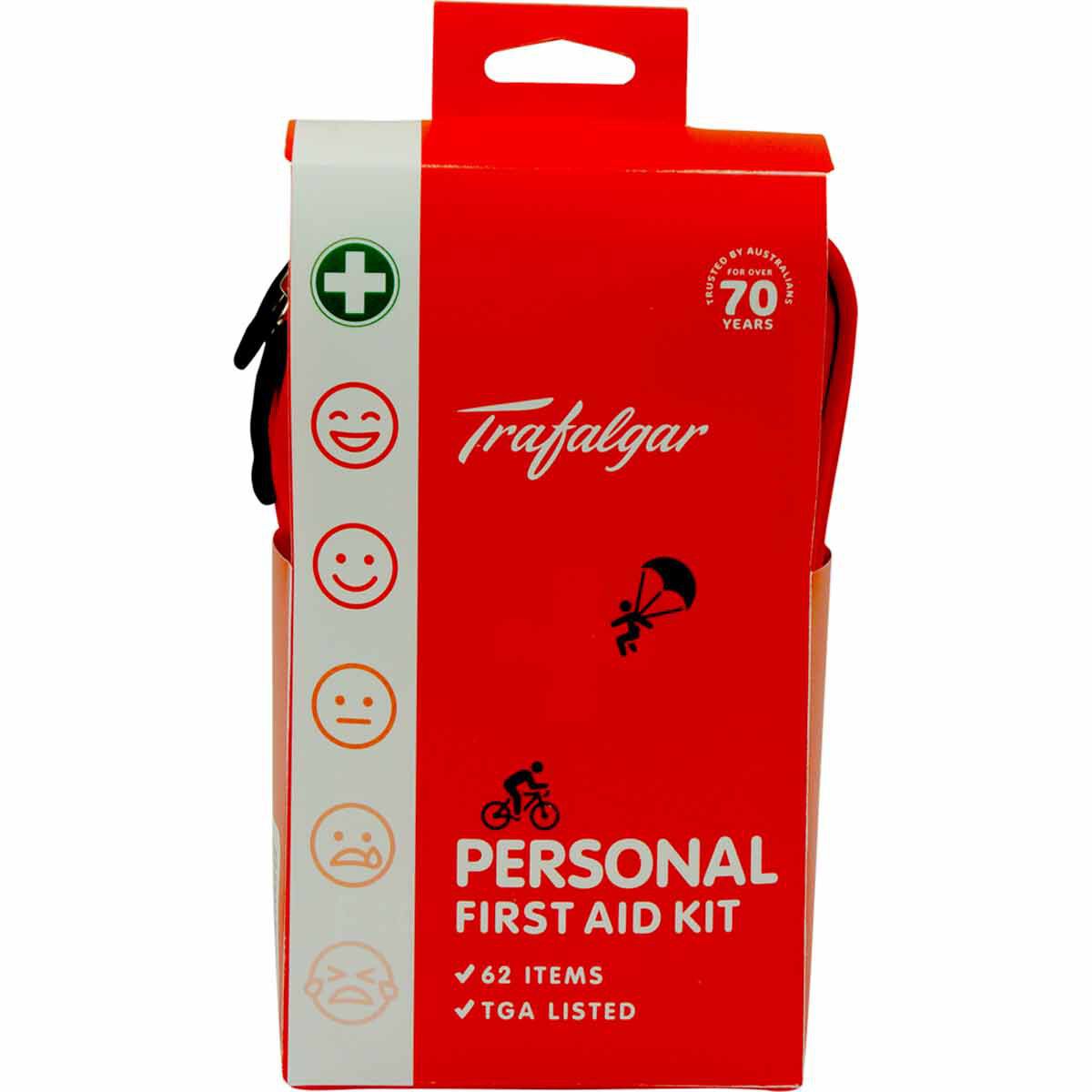 Trafalgar 62 Piece Personal First Aid Kit, , scanz_hi-res