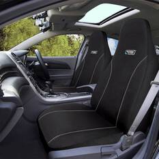 Ridge Ryder Canvas Seat Covers Black/Grey 60SAB, , scanz_hi-res