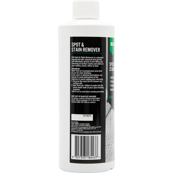 SCA Spot & Stain Remover 500mL Supercheap Auto New Zealand