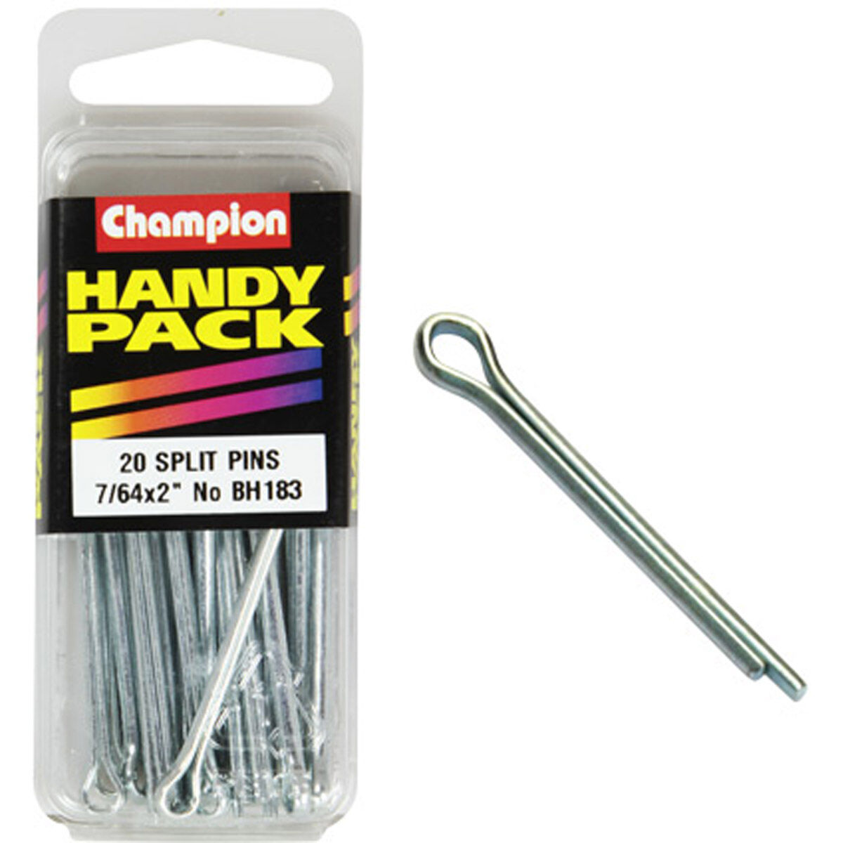 Champion Handy Pack Split Pins BH183, 7/64" X 2", , scanz_hi-res