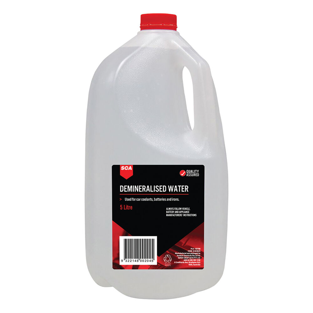 SCA Demineralised Water 5 Litre Supercheap Auto New Zealand