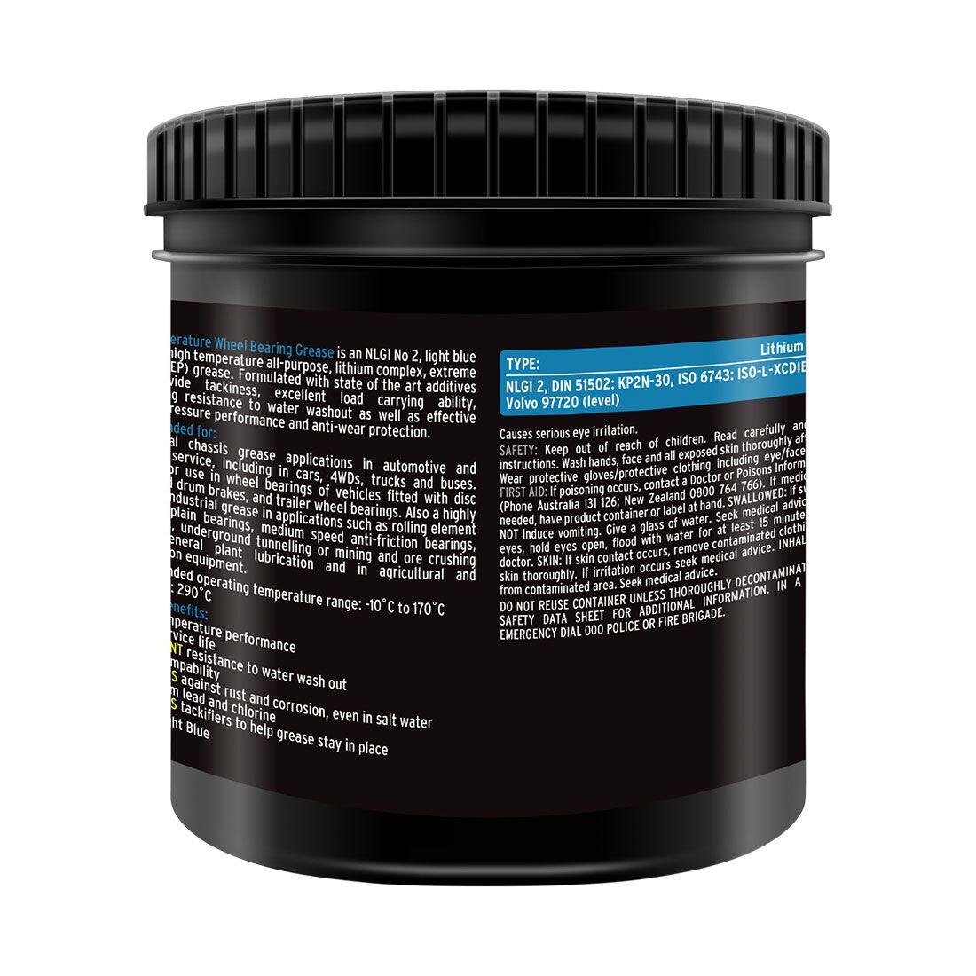 Penrite High Temp Wheel Bearing Grease 500g, , scanz_hi-res