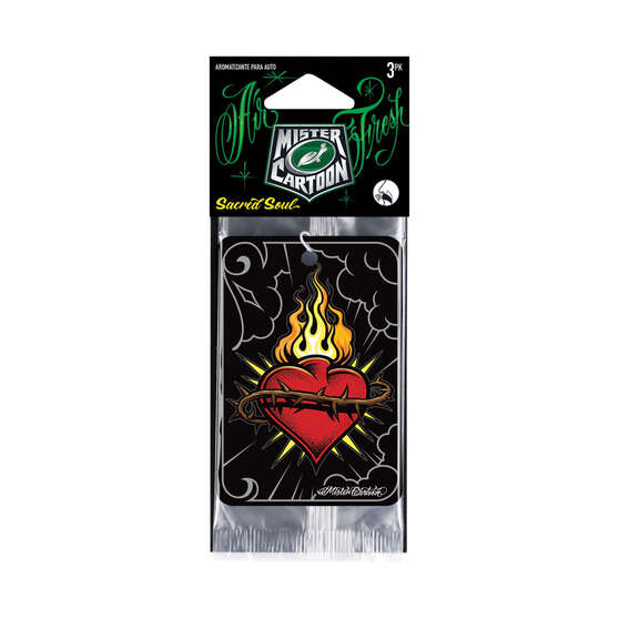 Turtle Wax x Mister Cartoon Air Freshener Sacred 3 Pack, , scanz_hi-res