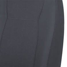 SCA Jacquard Seat Covers Charcoal Adjustable Headrests Rear Bench, , scanz_hi-res