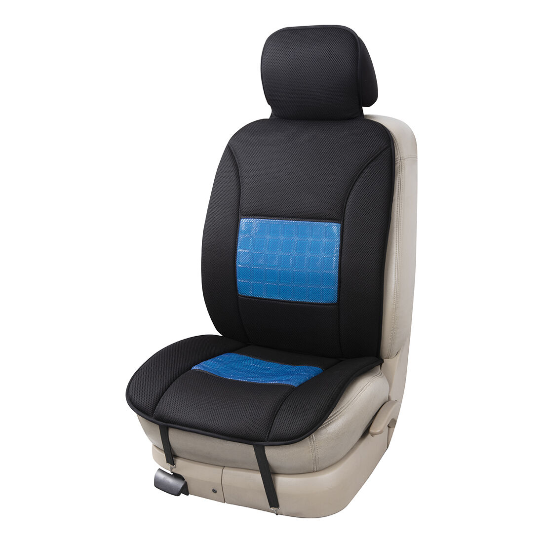 Cabin Crew Cooling Gel Mesh Seat Cushion Black Single