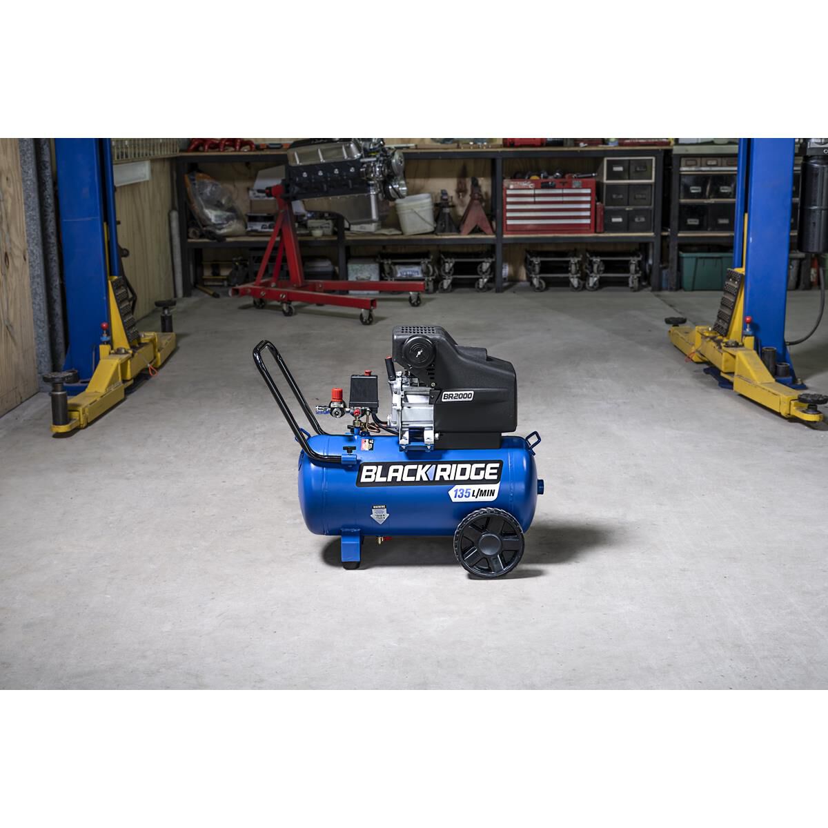 Blackridge Air Compressor 2.5HP Direct Drive 40 Litre tank, , scanz_hi-res